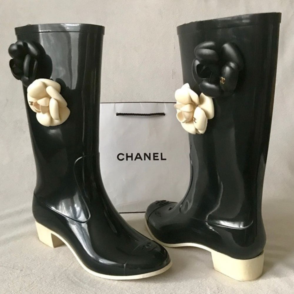 Rare Chanel rain boots